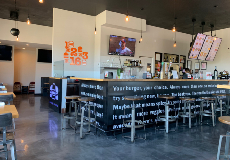 Branded Burger restaurant with beer and wine license