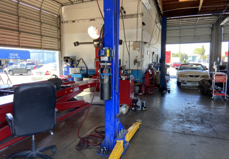 Established auto repair shop with 5 bay for sale in Stockton
