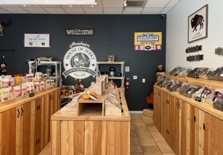 Unique Jerky house for sale in Anaheim Garden Walk shopping center 